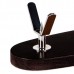 Folding Rotating Ham Holder 'Jabugo' (Beech / Wenge) - Buarfe